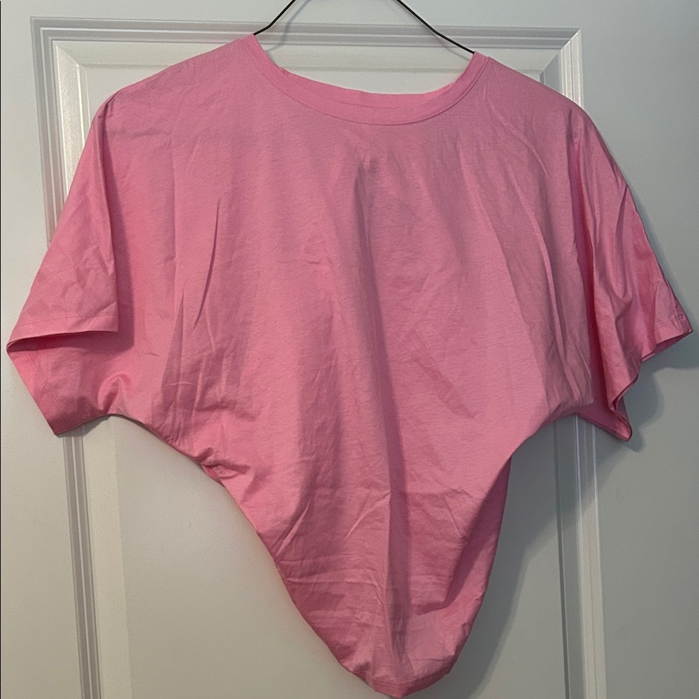 Bundle of NWT A New Day Pink tie-back tee shirt 2X and EUC Calvin Klein tee - Picture 2 of 7